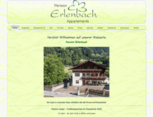 Tablet Screenshot of pension-erlenbach.com